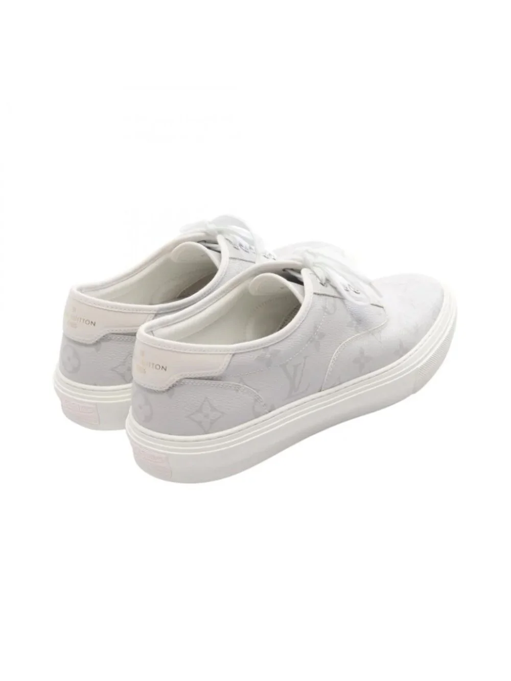 Louis Vuitton Sneakers Trocadero Line Canvas Leather Shoes White